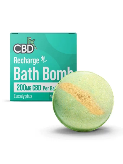 CBDfx Bath Bombs 200mg - Eucalyptus / Recharge