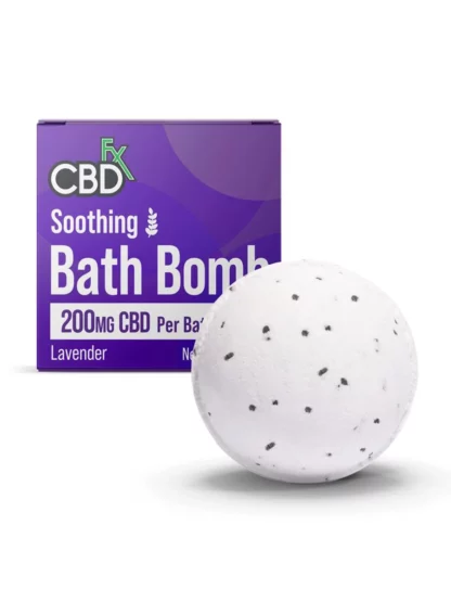 CBDfx Bath Bombs 200mg - Lavender / Soothing
