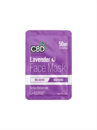 CBDfx Lavender CBD Night Face Mask - 10mg