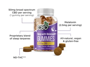 CBDfx Melatonin Sleep Gummies 1500mg
