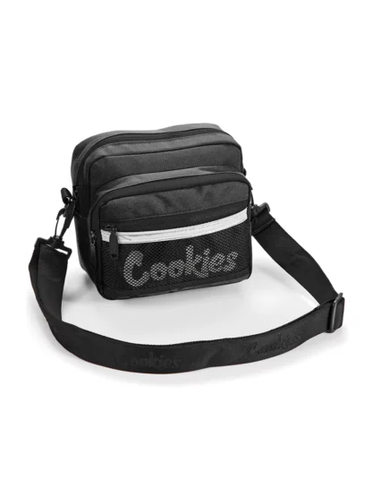 Cookies Vertex Ripstop Smell Proof Crossbody Bag - Black