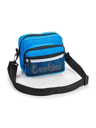 Cookies Vertex Ripstop Smell Proof Crossbody Bag - Black Blue