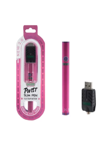 Ooze Slim Twist Pen 2.0 Flex Temp Battery 320mAh - Atomic Pink