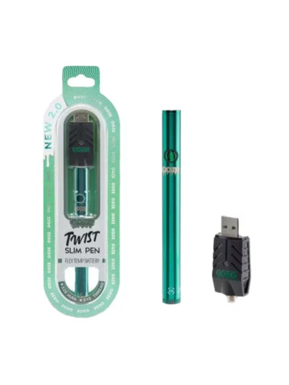 Ooze Slim Twist Pen 2.0 Flex Temp Battery 320mAh Auqva teal1