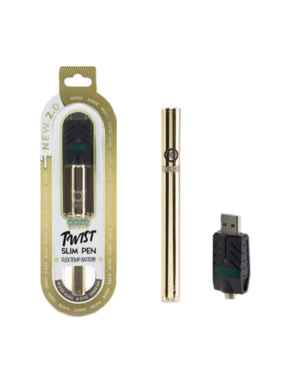 Ooze Slim Twist Pen 2.0 Flex Temp Battery 320mAh - Lucky Gold