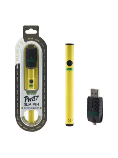 Ooze Slim Twist Pen 2.0 Flex Temp Battery 320mAh - Mellow Yellow