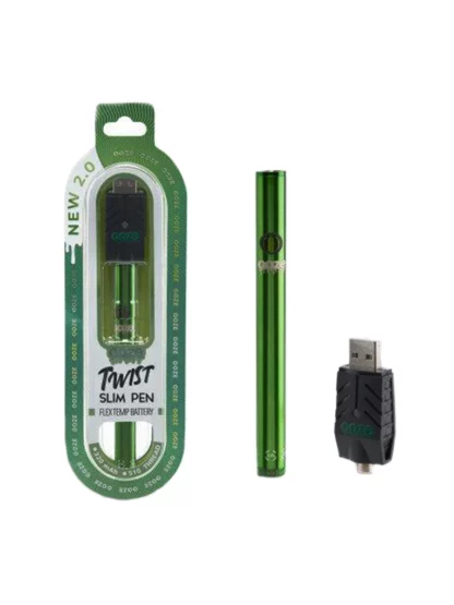 Ooze Slim Twist Pen 2.0 Flex Temp Battery 320mAh - Slime Green