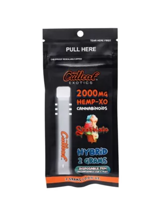 Sherblato Hybrid Cutleaf Exotics Hemp-XO (THC-O) Vape 2G