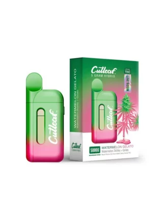 Watermelon Gelato Hybrid Cutleaf Live Rosin Disposable Vape 5g