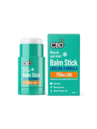 CBDfx Balm Stick Muscle and Joint 60ml Menthol Wintergreen Black Pepper Oil