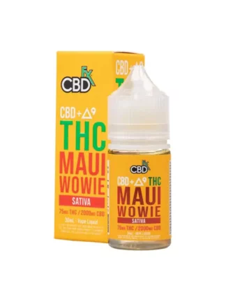 Maui Wowie Sativa CBDfx CBD + Delta 9 THC Vape Juice
