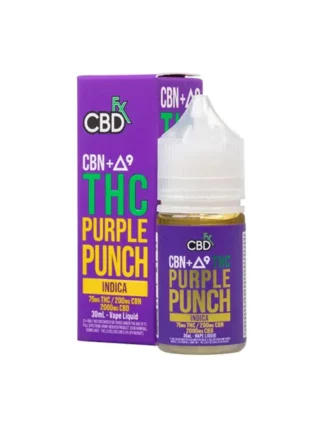 Purple Punch Indica CBDfx CBN + Delta 9 THC Vape Juice