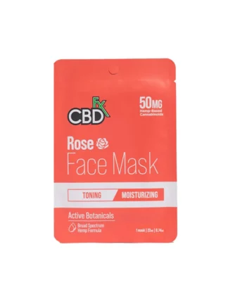 CBDfx Rose CBD Night Face Mask - 10mg