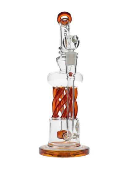 12" Tsunami Showerhead Twist Perc Recycler Water Pipe