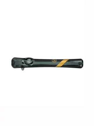Marley Natural Steamroller Smoked Glass Gold Stripe Decal