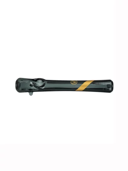 Marley Natural Steamroller Smoked Glass Gold Stripe Decal