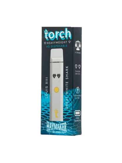 Louis XIII | Great White Shark Indica Torch Heavyweight Haymaker Blend 4G Vape