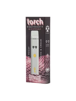 Pink Rozay | Strawberries | Cream Hybrid Torch Heavyweight Haymaker Blend 4G Vape