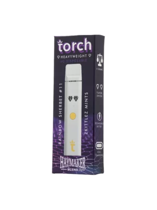 Rainbow Sherbet #11 | Zkittlez Mints Hybrid Torch Heavyweight Haymaker Blend 4G Vape