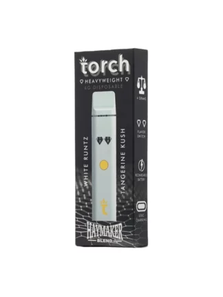 White Runtz | Tangerine Kush Indica Torch Heavyweight Haymaker Blend 4G Vape