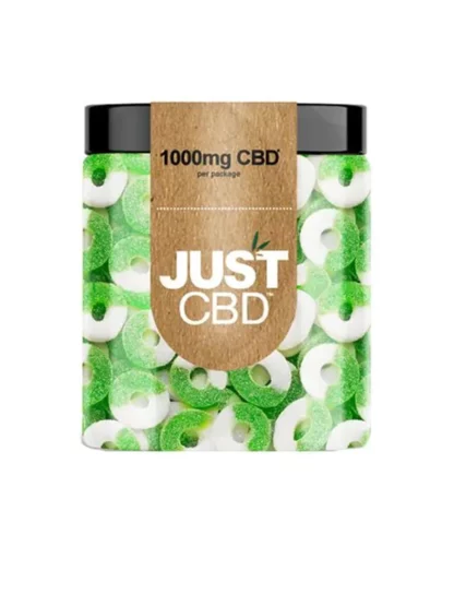 Just CBD Apple Rings Gummies 1000mg