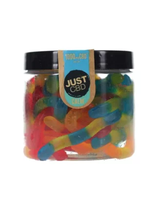 Just CBD Sugar Free Worm Gummies 1000mg