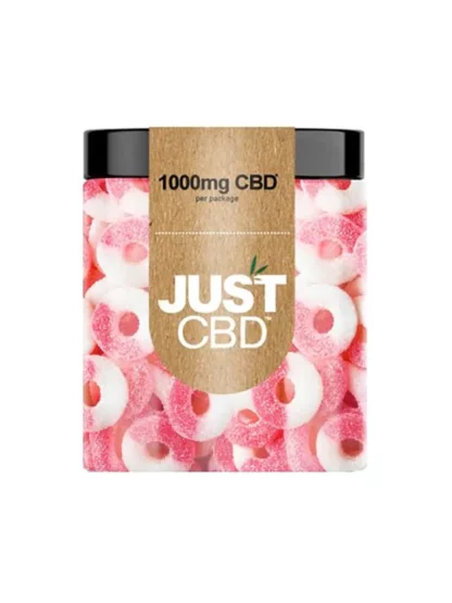 Just CBD Watermelon Rings Gummies 1000mg