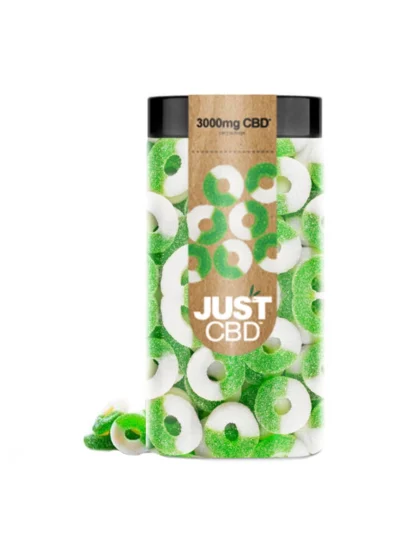 Just CBD Apple Rings Gummies 3000mg