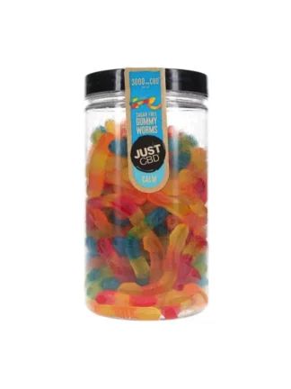 Just CBD Sugar Free Worm Gummies 3000mg