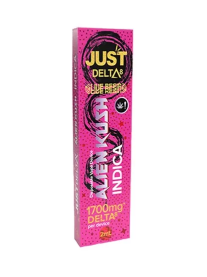 Alien Kush Indica Just Delta 8 Live Resin Vape 2G