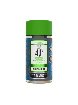 Blue Burst STIIIZY 40's Delta 8 Pre-Rolls 3.5G
