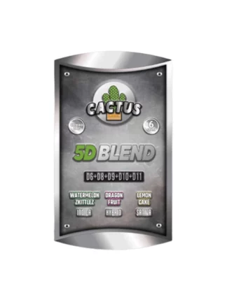 Watermelon Zkittlez | Dragon Fruit | Lemon Cake Cactus Labs 5D Blend Disposable 6G