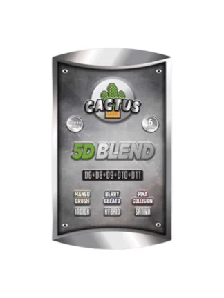 Mango Crush | Berry Gelato | Pina Collision Cactus Labs 5D Blend Disposable 6G