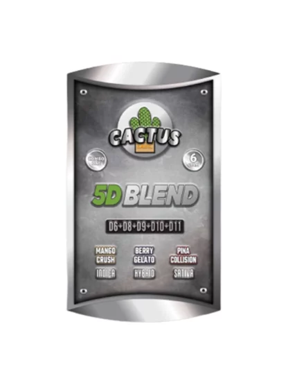 Mango Crush | Berry Gelato | Pina Collision Cactus Labs 5D Blend Disposable 6G