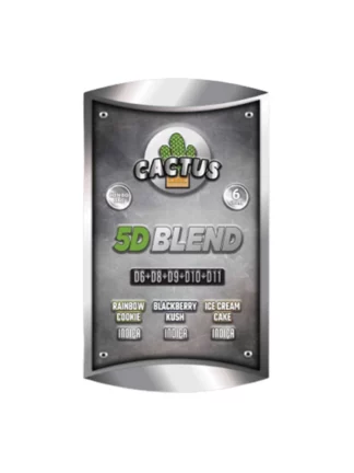 Rainbow Cookie | Blackberry Kush | Ice Cream Cake Cactus Labs 5D Blend Disposable 6G