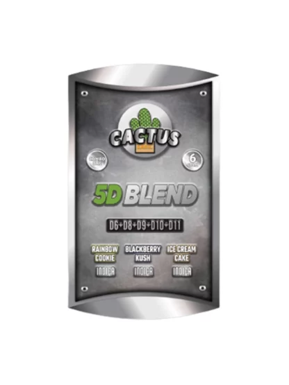 Rainbow Cookie | Blackberry Kush | Ice Cream Cake Cactus Labs 5D Blend Disposable 6G