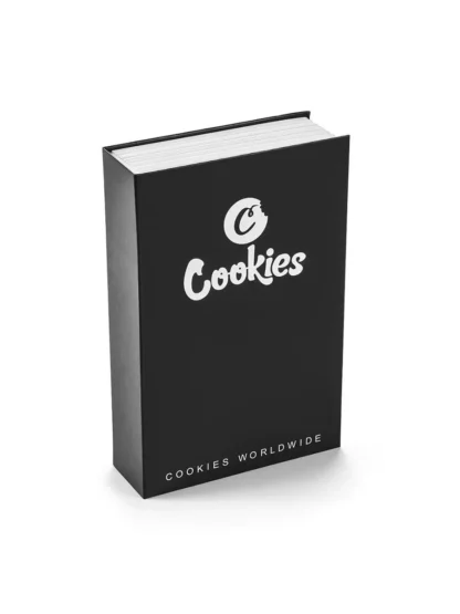 Cookies Stash Book With Internal Metal Safe - Black