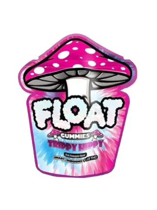 Trippy Hippy Pink Pineapple Float Mushroom Gummies + Delta 9 THC