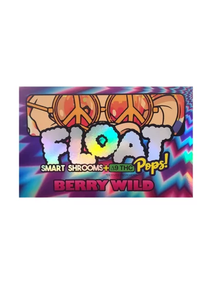 Berry Wild Float Smart Shrooms Delta 9 THC Lollipops