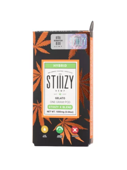 Gelato Hybrid STIIIZY x Blend Hemp Pods 1G