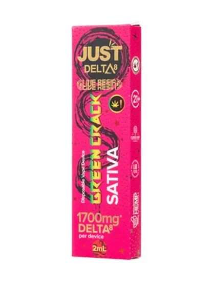 Green Crack Sativa Just Delta 8 Live Resin Vape 2G