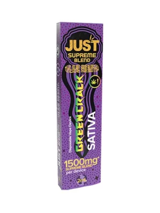Green Crack Sativa Just Delta Supreme Blend Live Resin Vape 1.5G