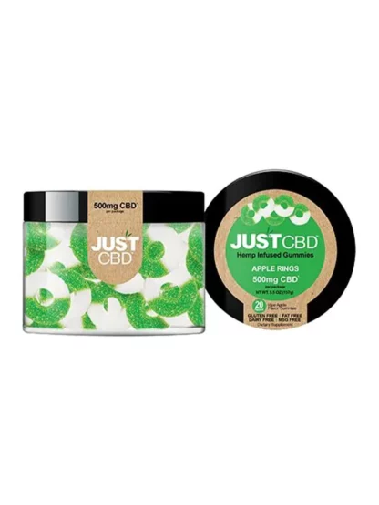 Just CBD Apple Rings Gummies 500mg
