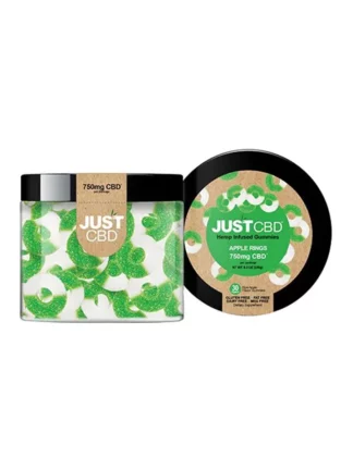 Just CBD Apple Rings Gummies 750mg