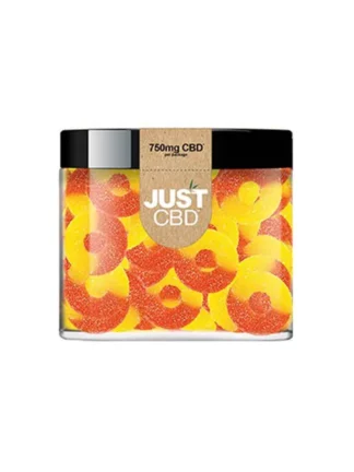 Just CBD Peach Rings Gummies 750mg
