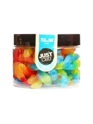 Just CBD Sugar Free Worm Gummies 750mg