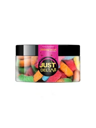 Just Delta 8 Sour Worms Gummies 250mg
