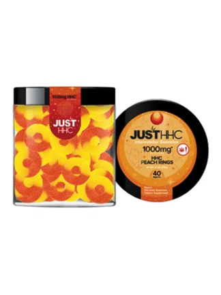 Just HHC Peach Rings Gummies 1000mg