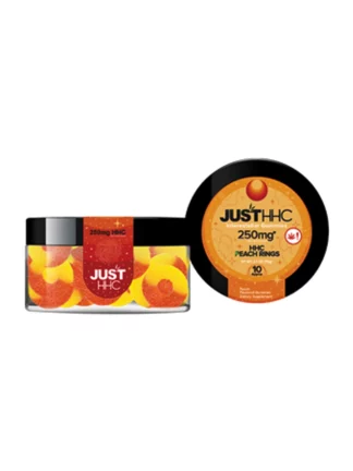 Just HHC Peach Rings Gummies 250mg