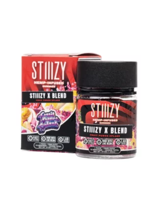 Fruit Punch Splash STIIIZY X-Blend HHC Gummies 1050mg